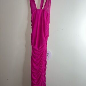 Princess Polly Fuchsia Ruched Dress
